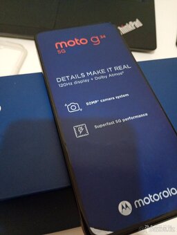 Motorola Moto G34 5G , NFC, 4+4GB/128GB - Nový - záruka - 5