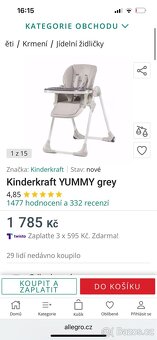 Dětská jídelní židlička - 5