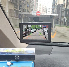 Auto parkovací zadní kamera+MonitorLCD,12V - 5