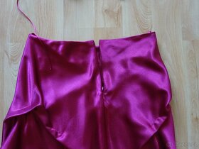 Vínové plesové šaty (sukně plus korzet) - 5