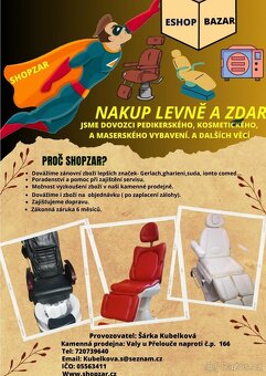 Elektricke pedikérské křeslo AKCE černo žluté - 5