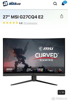 Monitor 27" MSI G27CQ4 E2 - 5