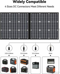 Přenosný solární panel 100W - 5
