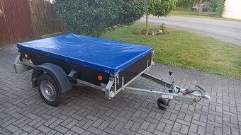 Nebržděný přívěs Agados 206x125 velmi zachovalý s přísluš. - 5
