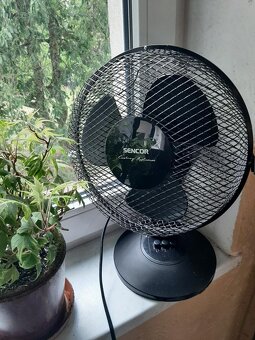 SENCOR stolní ventilátor c černé barvě, nepoužívan - 5