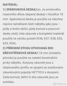 Masivní smrkové skříně, komoda, Montero Pedro - 5