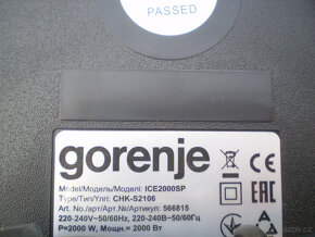 Vařič indukční Gorenje ICE2000SP - 5