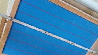 Dětská oboustranná tabule s poličkou a hodinami - 5