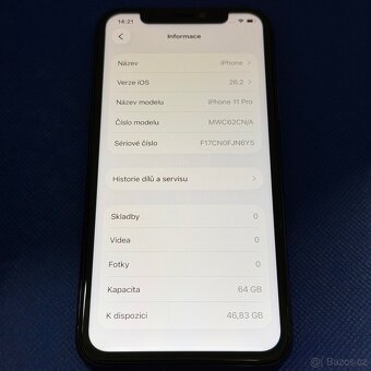 iPhone 11 Pro 64GB Graphite, 1 rok záruka - 5