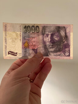 Slovenské bankovky 1000 SK so znakom - 5