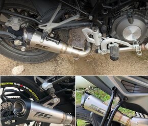 SC Project laděná koncovka výfuku na motorku - 5