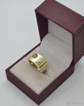 Zlatý prsten s briliantem 0.50 CT - 5