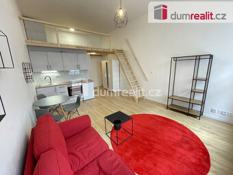 Pronájem bytu 1+kk 42 m2 P5 Smíchov po rekonstrukci loft cih - 5