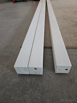 Domečková dětská postel Benlemi 90x200 cm bílá vč. matrace - 5