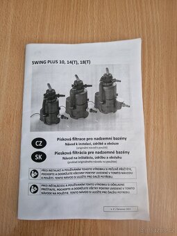 Piskova filtrace SWING PLUS 14 - 5