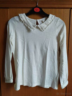 Nový set vánoční šaty + halenka, H&M, vel. 128 - 5