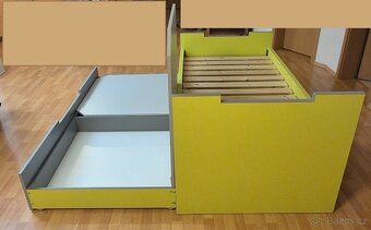 Rozkládací postel + noční stolek - 5