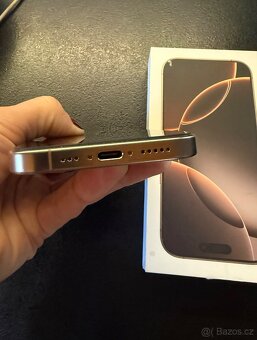 Iphone 16 Pro 128GB Desert Titanium - stále v záruce - 5