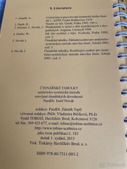 Čtenářské tabulky - 5