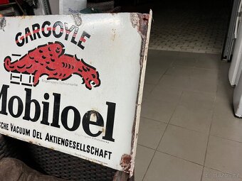 Oboustranná smaltovaná cedule Mobiloel - 5