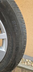 Letní pneu Volkswagen Sharan alu kola 215/60 R16 6.5Jx16H2 - 5