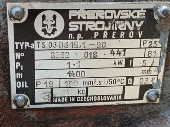Elektromotor s převodovkou+štípací klín - 5