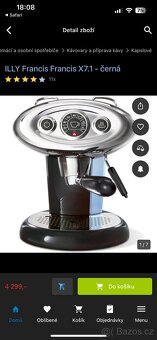 KÁVOVAR ILLY FRANCIS X7.1 iperespresso - 5