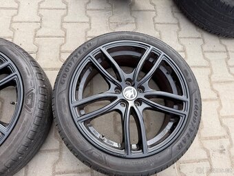 4x al kola 5x100 17 + pneu letní 205/45 R17 - 5