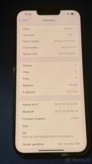 iPhone 13 Pro Max 128GB Sierra Blue, krásný stav - 5