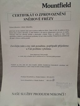 Sněhová fréza toro power max 826 O - 5