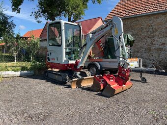 Minibagr Takeuchi TB216 k zapůjčení | včetně vozíku - 5