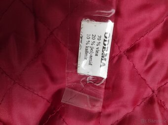 Zimní kabát červený - 5