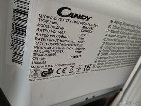 Candy mikrovlnná trouba nerez 22L - 5