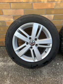 VW Alu disky + zimní pneu, 5x112, 205/55 R16 - 5
