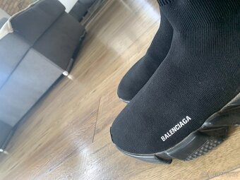 Balenciaga speed strech tenisky černé - 5