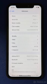 iPhone 11 64GB Black, krásný stav - 5