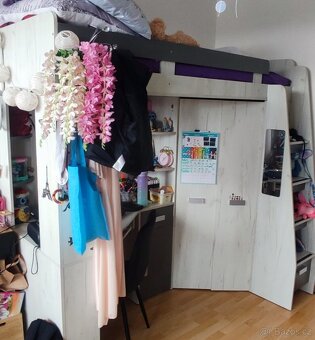 Rohová patrová postel Alina - 5