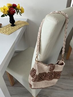 Ručně háčkovaná kabelka - 5