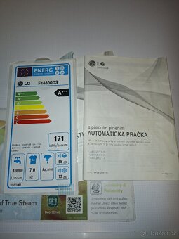 Automatická parní pračka LG 1400 ot/mim - 5
