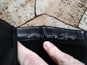 Dámské zimní boty kožené zachovalé s kožiškem - 5