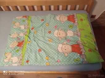 Dětská dřevěná postýlka - 5