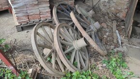 Stará loukoťová kola, loukoťové kolo, dřevěná kola - 5