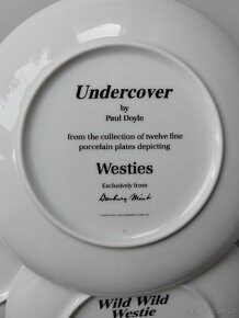 Sběratelsky porcelánový talíře "Westies" Paul Doyle - 5