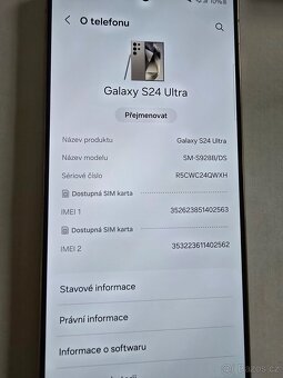 Samsung Galaxy S24 Ultra S928B 12GB/512GB v záruce - 5