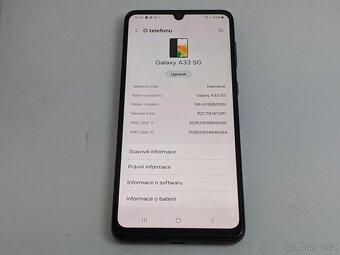 Samsung Galaxy A33 5G 6/128gb black. Záruka 6 měsíců. - 5