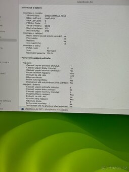 ZÁNOVNÍ APPLE MACBOOK AIR 15” M2/256GB/8GB/BATERIE 100% - 5
