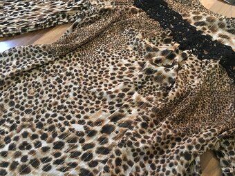 Nová halenka s krajkou, vel 44/XXL i méně,utržené poutko na - 5