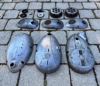 ČZ 125 B T 125 150 C, kývačka - díly motoru - 5