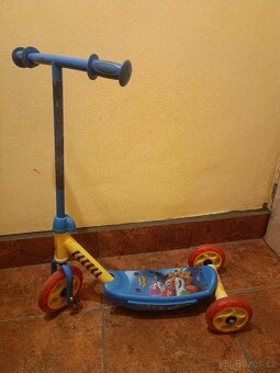 Dětská koloběžka tříkolka výška cca 66 cm - 5