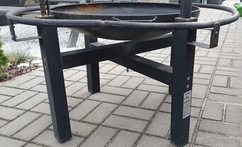 přenosné ohniště - gril s rošty a rožněm - 5
